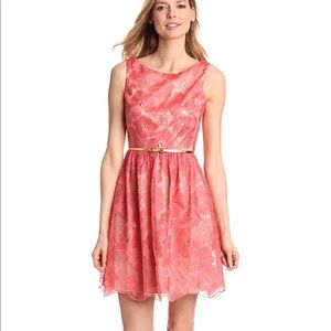 Eliza J dress. Coral pink. With pockets!